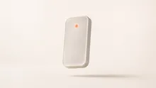 Abstract render of a frosted-glass phone form representing mobile app development by Holvine